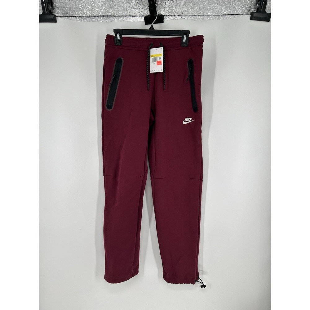 Nike Sportswear‎ Tech Fleece Pants Sweatpants Dark Beetroot Red DQ4312-638 Small